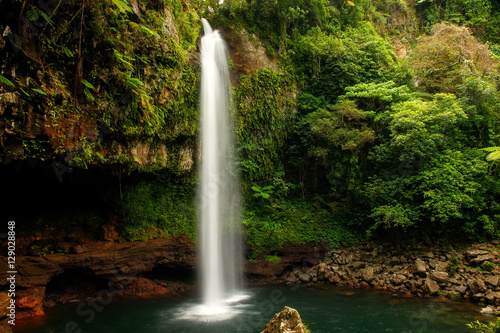 Lower Tavoro Waterfalls in Bouma National Heritage Park  Taveuni