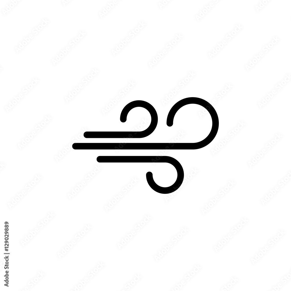 Wind Icon Flat Wind Icon Flat