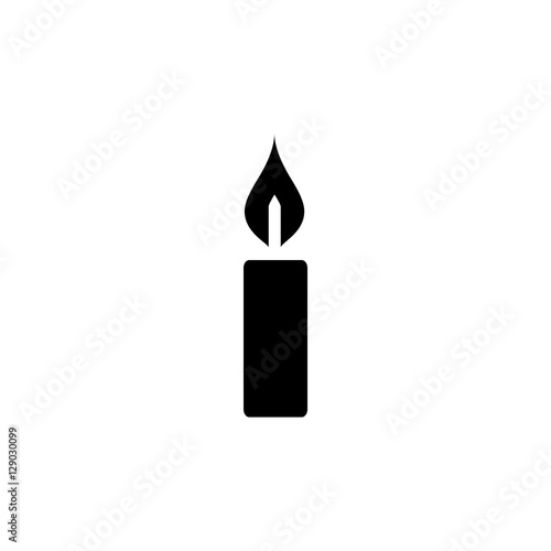 Candle Icon Flat