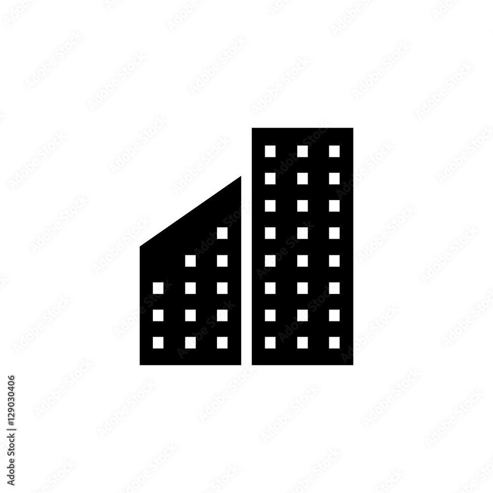 Building Icon Flat