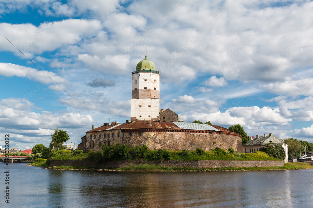 St. Olov castle, old medieval Swedish in Vyborg