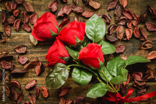 Red roses for Valentine´s Day