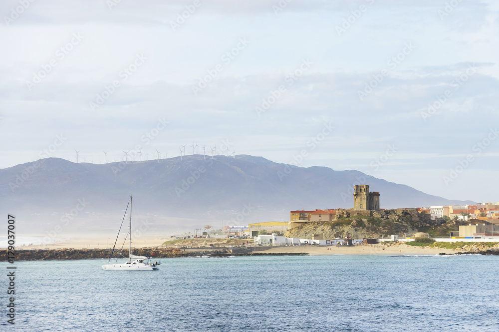 Fototapeta premium Tarifa Harbour, Spain, Europe