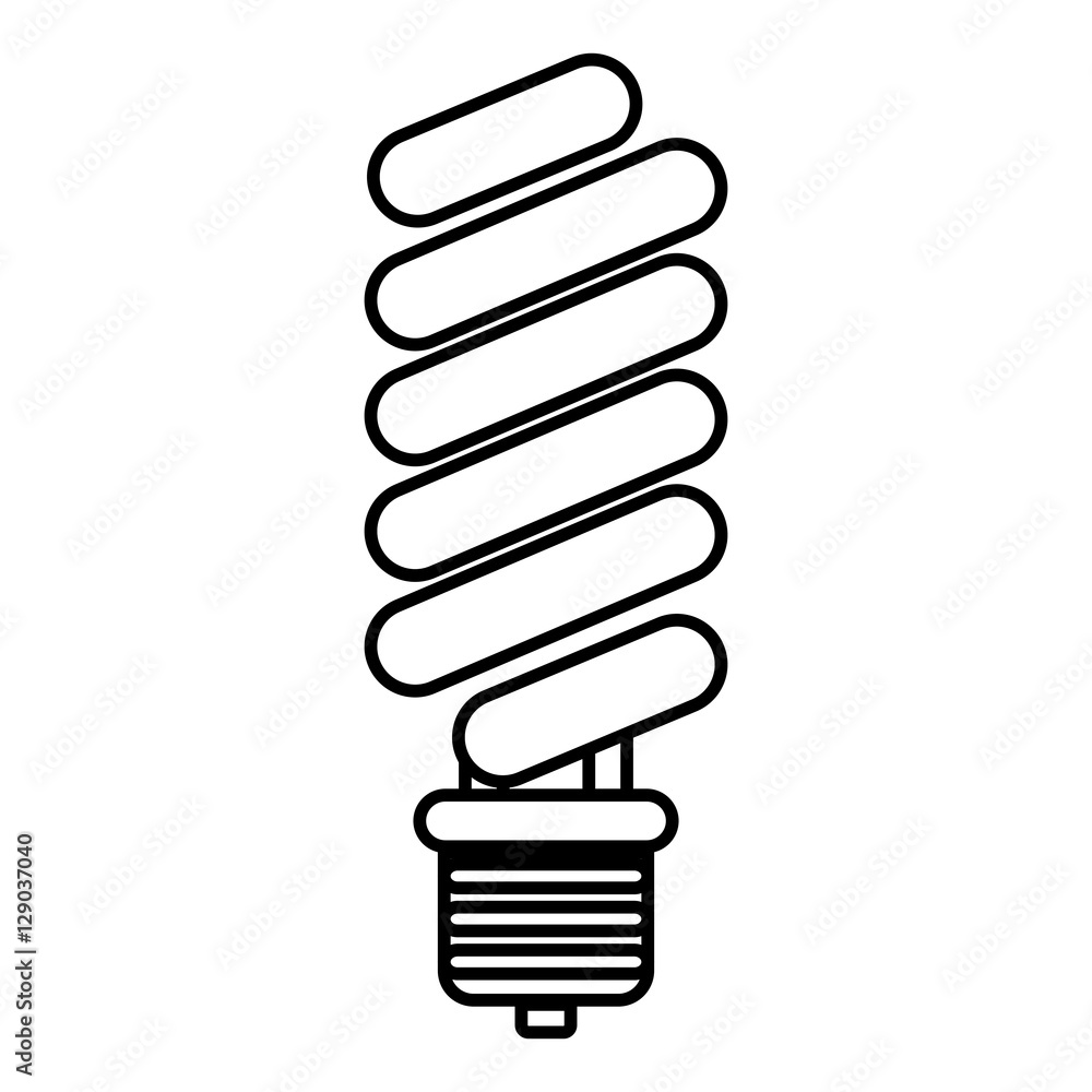 Light bulb icon. Energy power technology and electricity theme. Isolated design. Vector illustration Light bulb icon. Energy power technology and electricity theme. Isolated design. Vector illustration