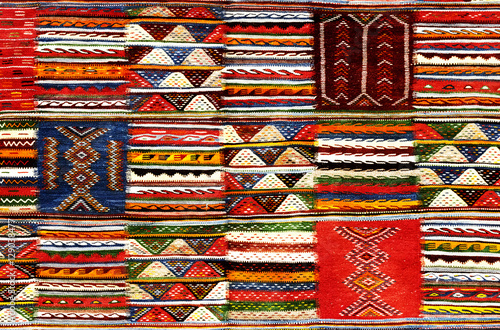 Moroccan carpet background
