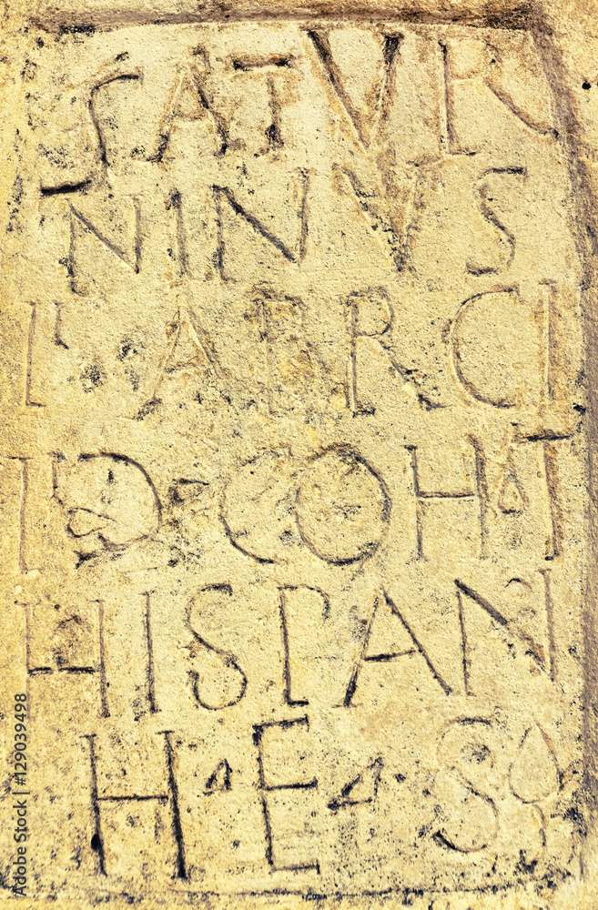 Old Roman Empire stone inscription