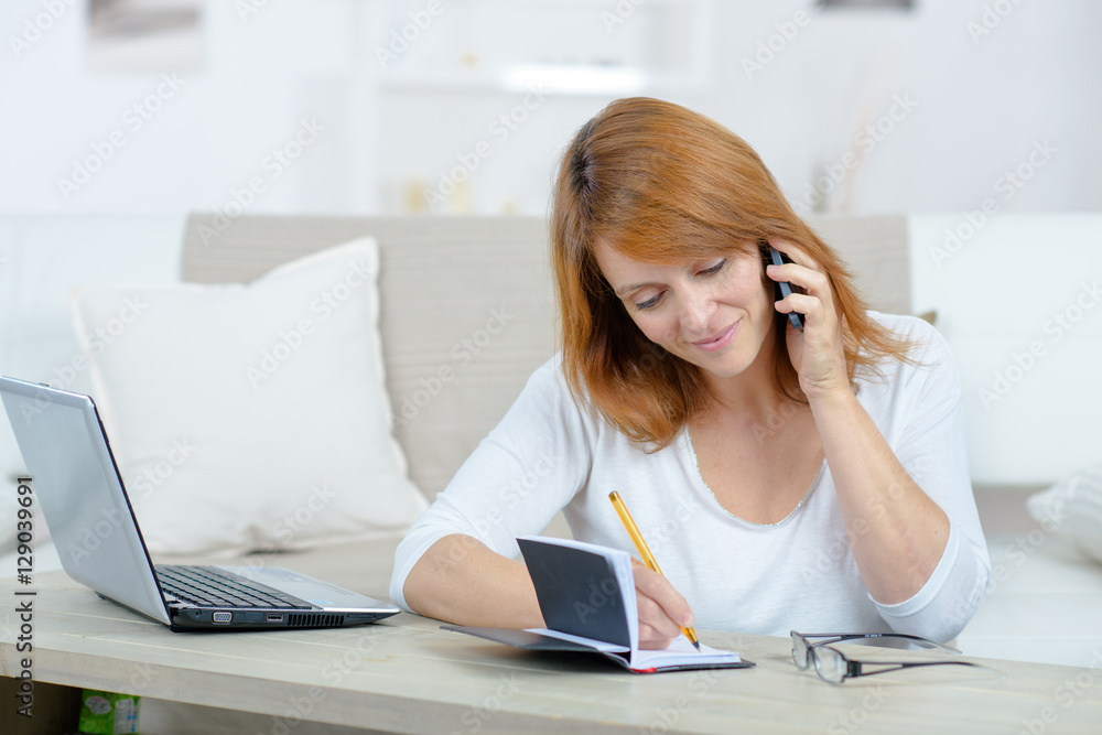woman on the phone asking for an appointment woman on the phone asking for an appointment