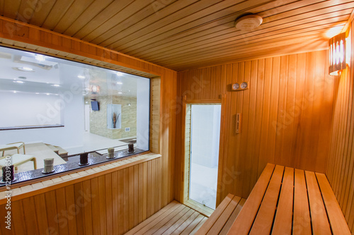 Sauna as a part of the spa complex