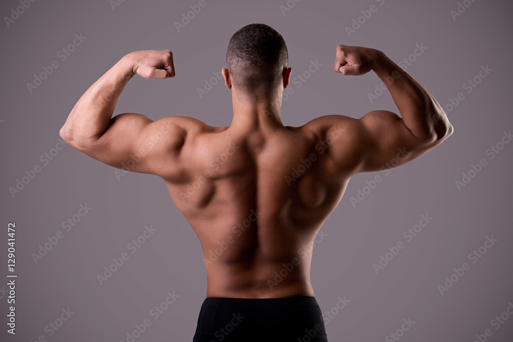Back Double Biceps Pose
