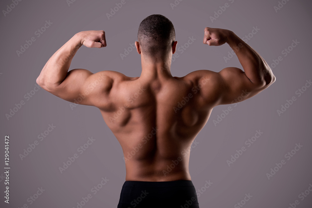 Back Double Biceps Pose Back Double Biceps Pose