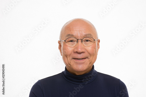 Bild auf Leinwand 笑顔のシニア