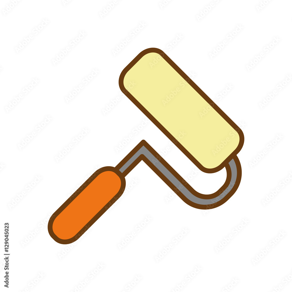 paint roller tool icon image vector illustration design paint roller tool icon image vector illustration design