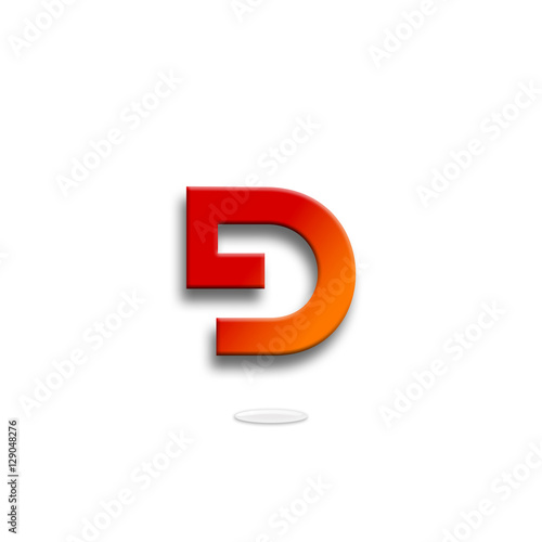 D, logo D, letter D, icon D, Symbol D