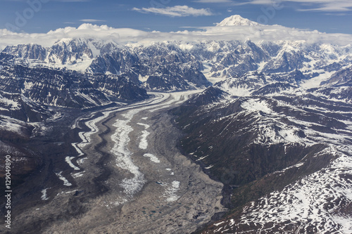 Treleika Glacier and Denali