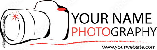 Photographer Logo for design or website.