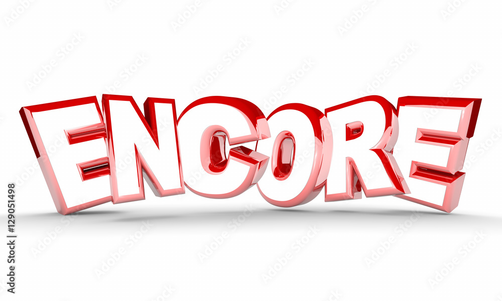 © iQoncept - Encore Audience Demand More Satisfied Great Response 3d Illustra