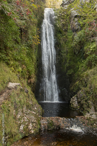 Glenevin Waterfall on the Inishowen Peninsula  Ireland.