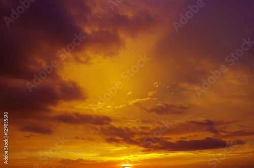 Fototapeta Naklejka Na Ścianę i Meble -   sunset sky