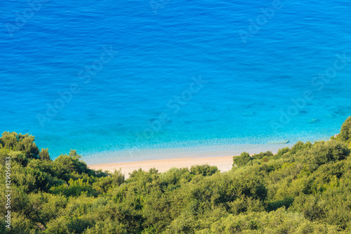 Summer Ionian sea coast, Albania. © wildman