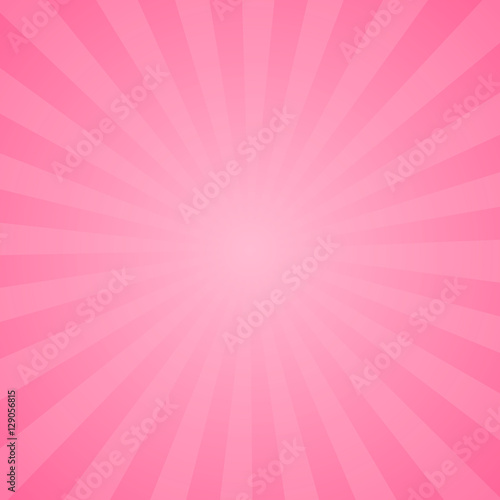 Sunburst pink background vector