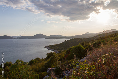 Hvar island at sunset, Croatia