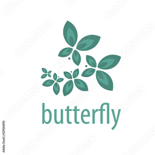 vector butterfly logo