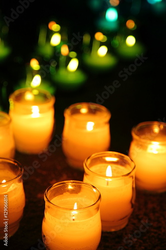 Candle lights up 'HIBIYA AKARI TERRACE 2012' in Tokyo, JAPAN