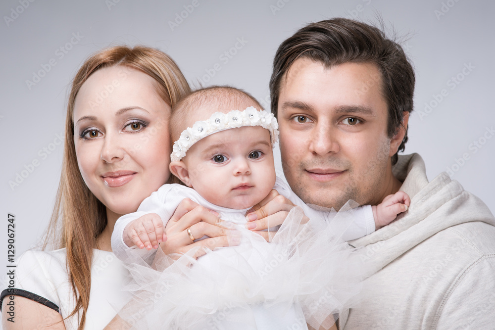 Family with a baby Family with a baby
