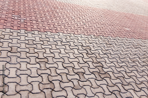 Pavement as background