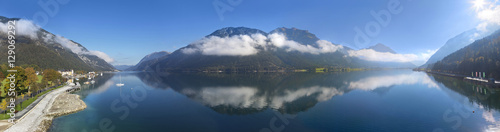Fototapeta Naklejka Na Ścianę i Meble -  Achensee, 180 Grad Panorama