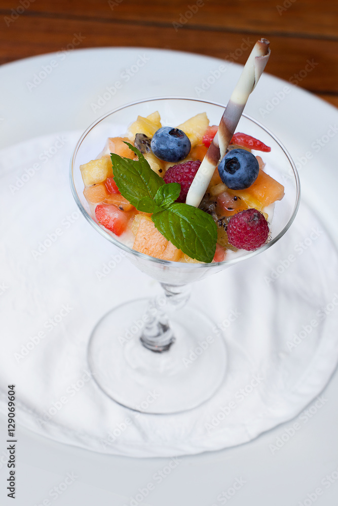 dessert di frutta