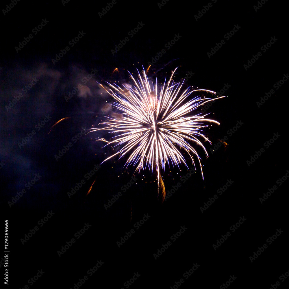 Fireworks light up the sky with dazzling display Fireworks light up the sky with dazzling display