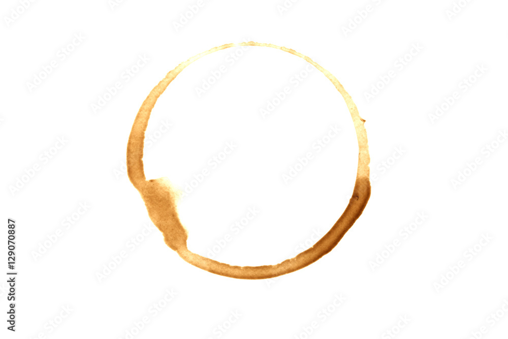Coffee Stain - Isolated Photo./ Coffee Stain - Isolated Photo Coffee Stain - Isolated Photo./ Coffee Stain - Isolated Photo