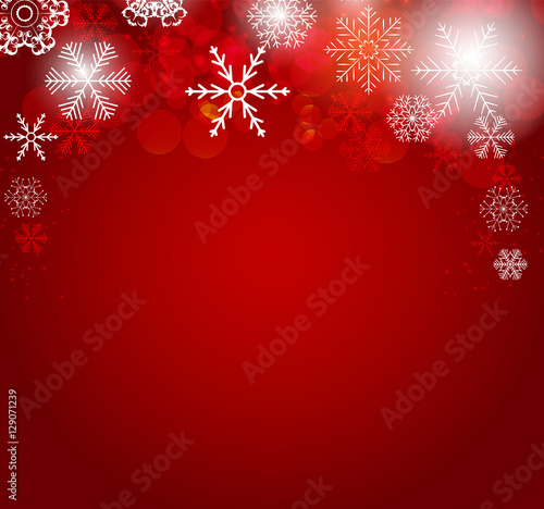 Merry Christmas and New Year Background. Vector Illustration