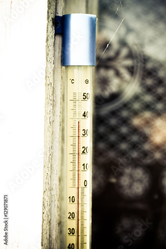 Outdoor thermometer.