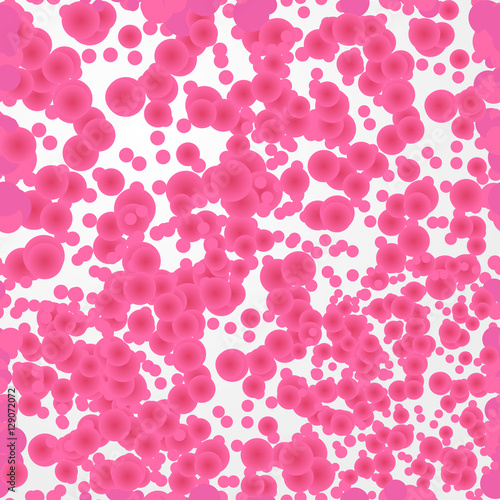 Abstract colorful background with flowers. Seamless pattern. Vec