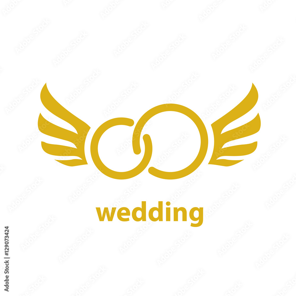 Obraz premium vector logo for wedding