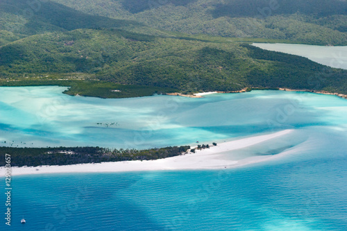 Whitsundays from above, Queensland, Australia photo