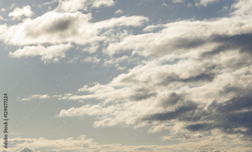 Obraz premium Sky with soft clouds.