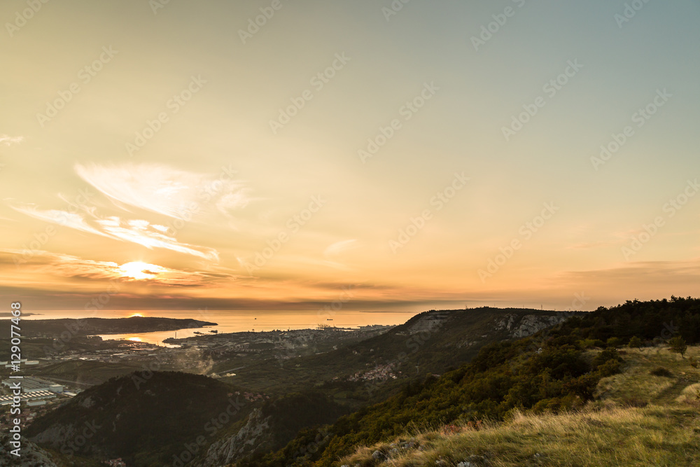 Sunrise from the hills Sunrise from the hills