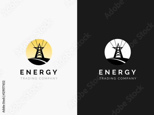 Fototapeta Energy company logo