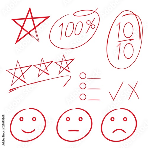 exam result symbols