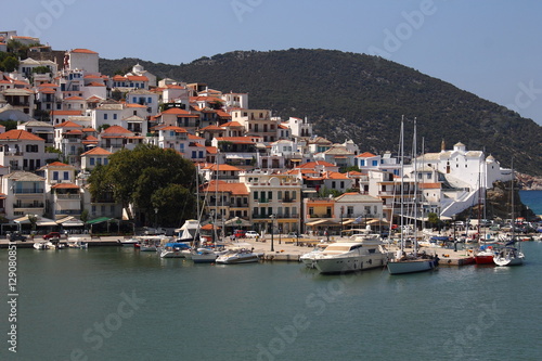 Skopelos town, Skopelos island, Sporades island, Greek island, Thessaly, Aegean Sea, Greece © into the wild
