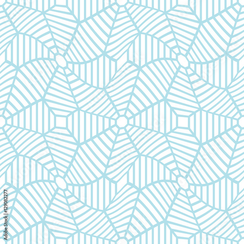 Abstract blue geometric hipster fashion pillow pattern