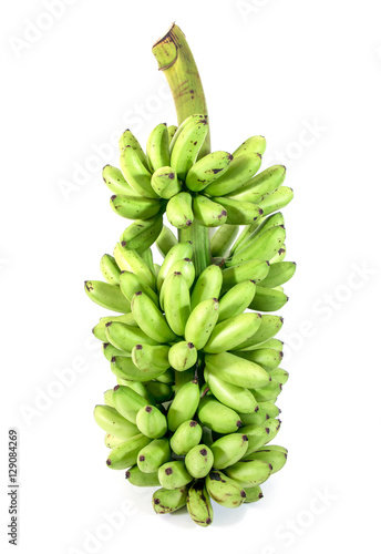 The Banana isolated on white background.Bunch of bananas isolate © phanasitti