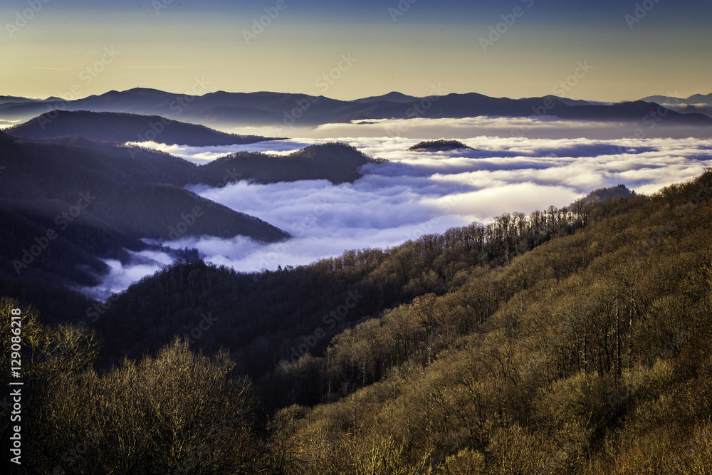 Great Smoky Mountains National Park, from Newfound Gap Road, North Carolina, USA