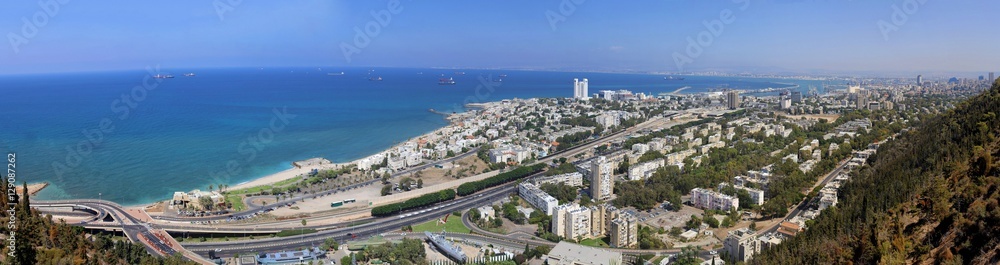 Panoramic view of Haifa, Israel