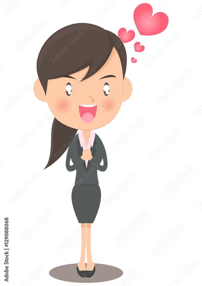 恋する女性会社員 恋する女性会社員