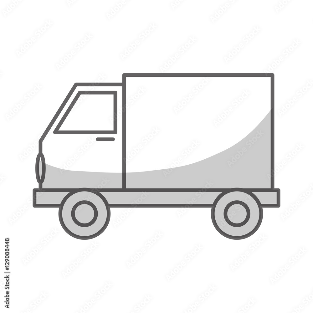 truck delivery icon image vector illustration design 