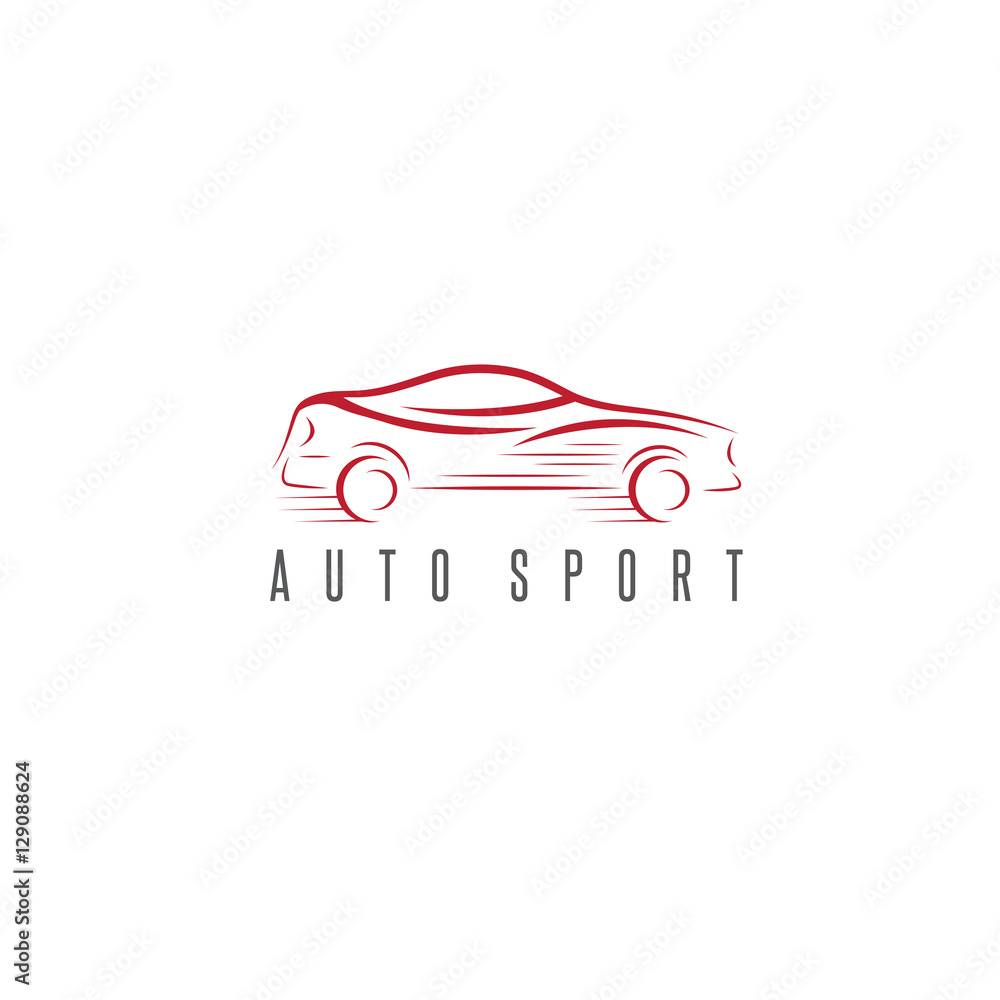 auto sport abstract car vector design template
